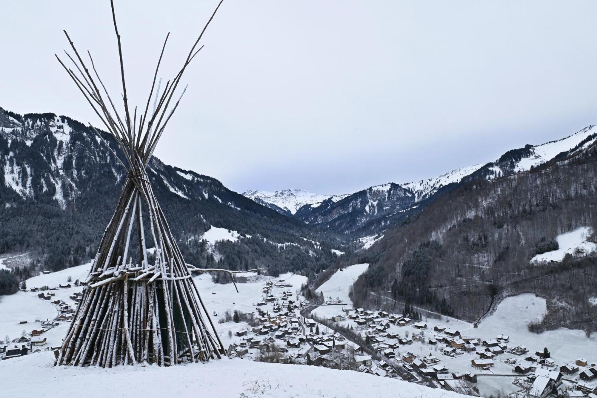 Apartmán Panoramahof Bergglueck Mellau Exteriér fotografie