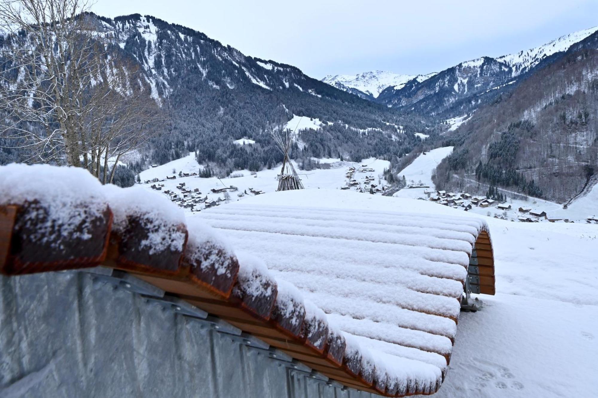 Apartmán Panoramahof Bergglueck Mellau Exteriér fotografie